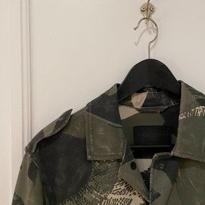 Allsaints military suede jacket SMALL